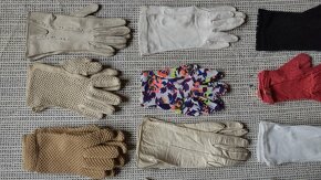 Retro vintage dámské rukavičky vel. S, 49 Kč za kus - 2