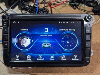 B7- Android autorádio 1+16GB do vozů Škoda-VW-Seat 2004-2014 - 2