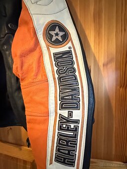 Pánská kožená bunda Harley Davidson XL - 2