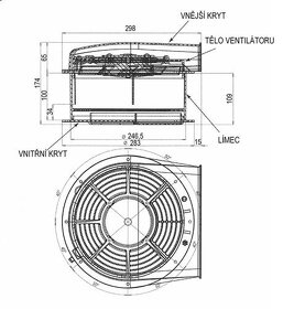 Střešní ventilátor - 2