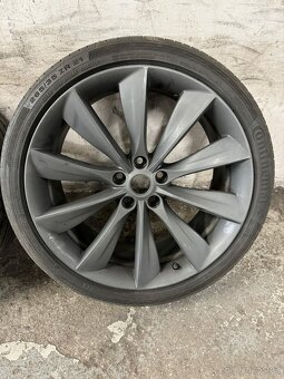 Sada ojetých kol Tesla model S turbine wheel 21” kolo - 2