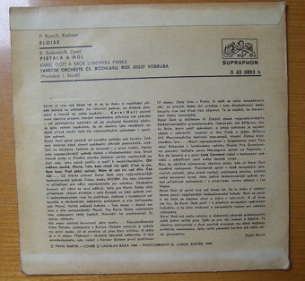 SP deska K.Gott 1970 - Eloise/1/ - 2