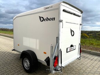 Nebržděný skříňový přívěs DEBON C255 UB, Composite, 750 kg - 2