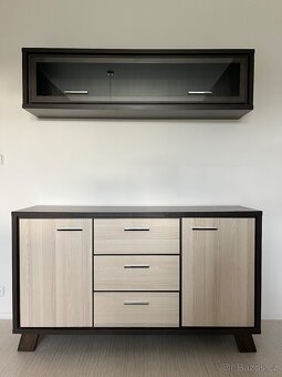Komoda + horní skříň s výklopem - 2