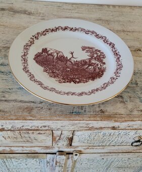 Velký kulatý porcelánový talíř, Německo 28,5 - 2