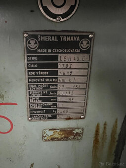 excentrický lis LEN 40 C, LEN 25 C a LEN 10 C - 2