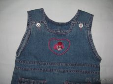 Riflové šatičky vel.104/110 - 2