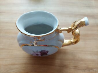 Retro stará lázeňská sada 2 hrnečky a soška - SLEVA - 2