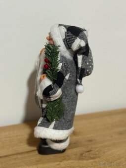 Vánoční Ozdoby se Stojícím Santa Clausem 30cm - 2