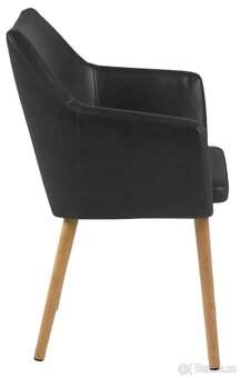Černé křeslo Actona Nora - 2