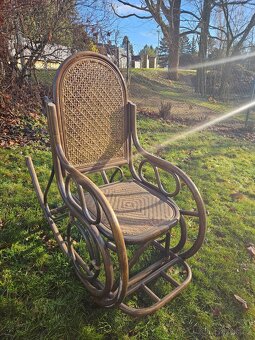 Ratanové houpací křeslo - 2