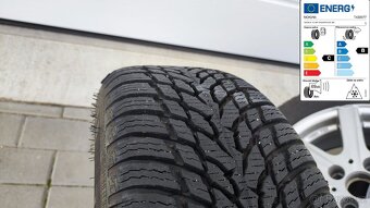 Rial 6,5x15 ET38 4x100 + Zánovní zimní Nokian 195/60 R15 - 2