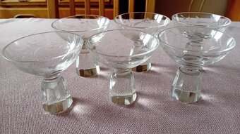 ART DECO souprava likérových skleniček - 2