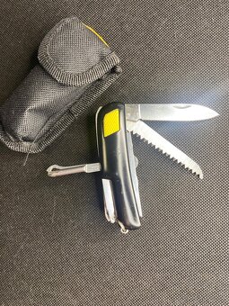 Multifunkční nůž černý + pouzdro - 2