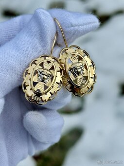 Zlaté náušnice 6,92g - 2