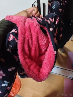 Dívčí zimní bunda 128 - 2