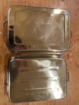 Nerezovy pekac 2 kusy - 2