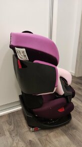 Autosedačka Cybex pallas 2 fix růžová 9-36kg, purple rain - 2