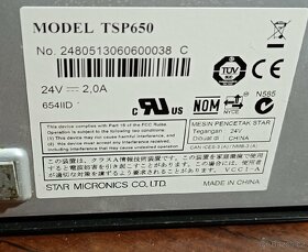 Pokladní termo tiskárna STAR TSP650 USB - 2