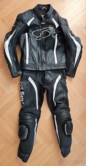 Pánská kožená moto kombinéza Spyke - 2