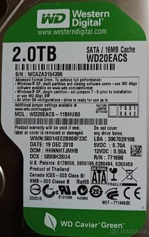 Harddisk WD Caviar Green 2TB - 2