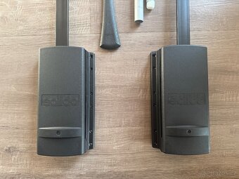 Sklopná šatní tyč černá 440-610 mm nastavitelná - 2