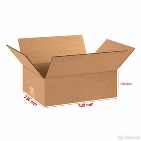 Kartonové krabice 330x330x130 mm, nové, nepoužité - 2