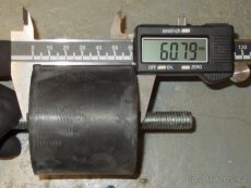 Silentblok D=70/H=60 Typ 1 (A) M12x37 se dvěma šrouby - 2