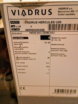 Prodám Viadrus U28 - 2