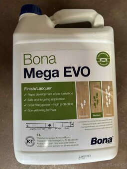 Lak na parkety - Bona Mega EVO - Mat 5l - 2