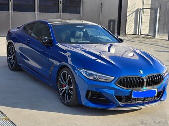 BMW M850i,530k,Čr,4×4 xdrive, kupe,laser,5/21,24640 km - 2