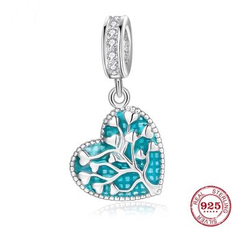 Krásný nový stříbrný Pandora přívěsek Srdíčko - 2