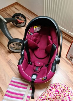 Kočárek Stokke celý velký SET + autosedačka vajíčko + isofix - 2