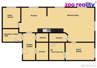 Prodej, zděný byt 3+kk, Trutnov - 2