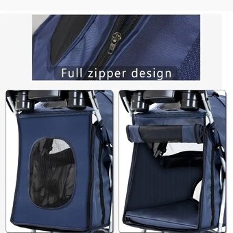 Kočárek pro domácí mazlíčky - nový - 2