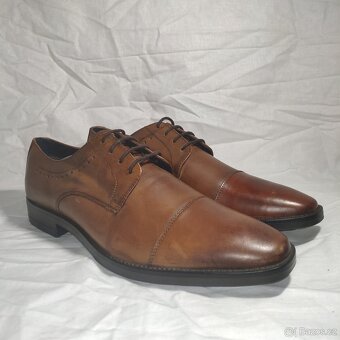 ❗❗BAŤA, VELIKOST 46, PÁNSKÉ HNĚDÉ POLOBOTKY❗❗ - 2