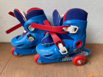 Brusle kolečkove na první bruslení Dechatlon - 2