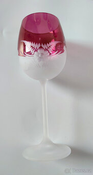 Sklenice, skleničky vyšší,nepoužívané Made in Czech republic - 2