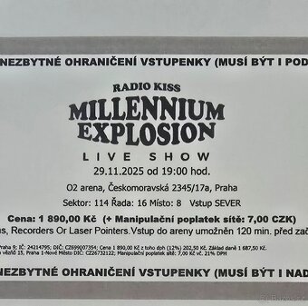 Kiss Millennium Explosion 2025 - 2
