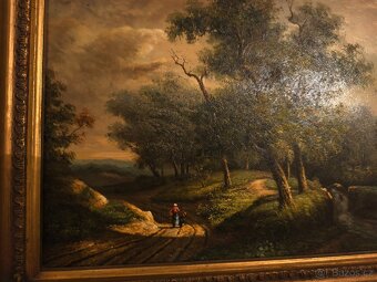 Romantická krajinomalba 19 st. - 2