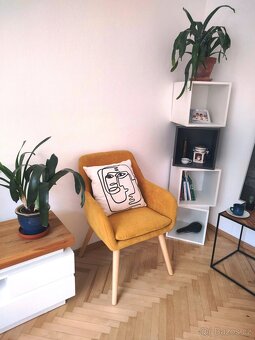 NOVÉ RETRO ŽLUTÉ KŘESLO IKEA - PC 5800,- - 2