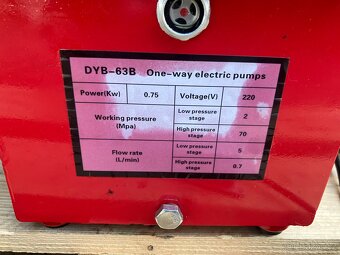 Elektrické hydraulické čerpadlo 70 MPa - 2