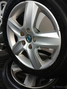 SADA LETNÍCH KOL ORIGINÁL ŠKODA R16 3U0601025G - 2