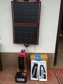 Nezávislé horkovzdušné topení, bufik solární panel 100w, - 2