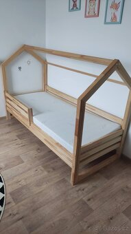 Domečková postel Elis Design s přistýlkou - komplet - 2