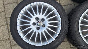 Alu kola Alfa Romeo 17" 5x110 pneu 225/50 R17 6+mm Brera 15 - 2
