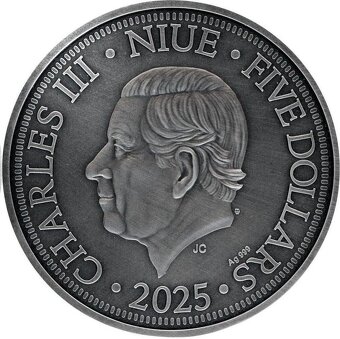 Stříbrná mince CLEOPATRA 2 Oz Silver Coin 5$ Niue 2025 - 2