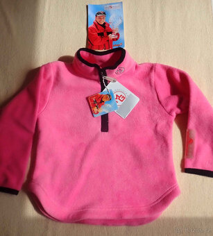 Růžová fleece mikina Skiweer Marc Girardelli v.104 nová - 2
