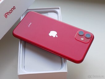 APPLE iPhone 11 64GB Product RED - ZÁRUKA - 100% BATERIE - 2