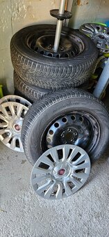 Sada,zimní kola Fiat  5x98 - 195/65/15 - 2